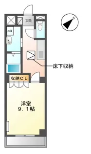 グリーングラス弐番館【1階】の間取り