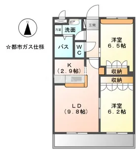 シエル クレール【3階】の間取り
