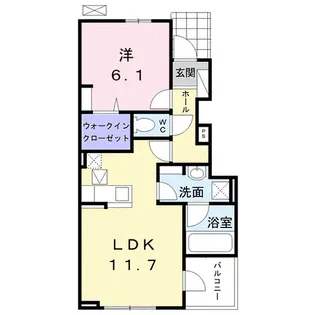 奏Ⅱ【1階】の間取り