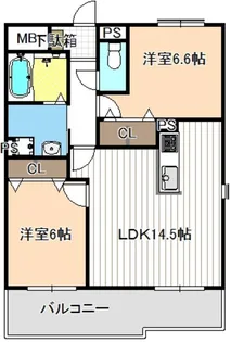 プレサージュ【2階】の間取り
