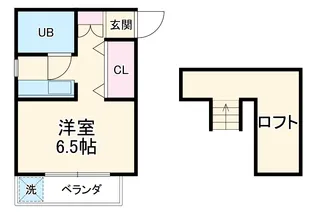 リトルマーメイド【20C号室】の間取り