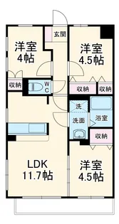 プレアル【1階】の間取り