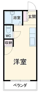 コーポリブライト【306号室】の間取り