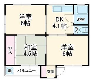 第3近藤ビル【4A号室】の間取り
