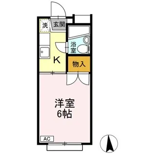 第一イースト【2階】の間取り