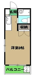 コスモビル【302号室】の間取り