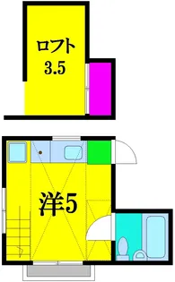 SKハイツ【2階】の間取り