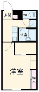 レオパレスドリームⅠ【202号室】の間取り