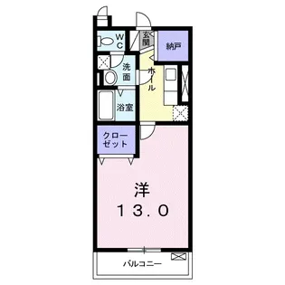 シャルマンⅡ【2階】の間取り