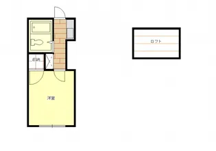 XⅡエクシー八幡【103号室】の間取り