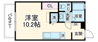 サンビレッジ【106号室】の間取り