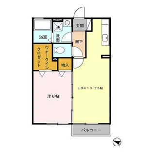 メゾン・クレスト【1階】の間取り