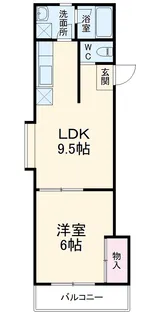 平沼第2ビル【201号室】の間取り