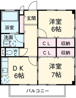 ステージMSI【203号室】の間取り