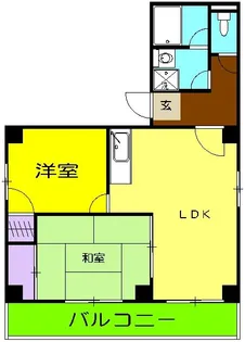 ハイツ浅間通り【7階】の間取り