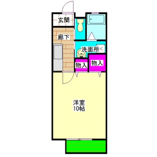 スエヒロ五番館【1階】の間取り