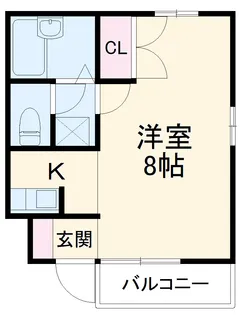 シュロスマキⅠ【202号室】の間取り