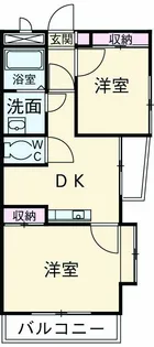Flos静岡天王町【7階】の間取り