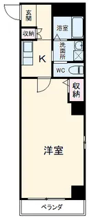 クールドノール【10階】の間取り