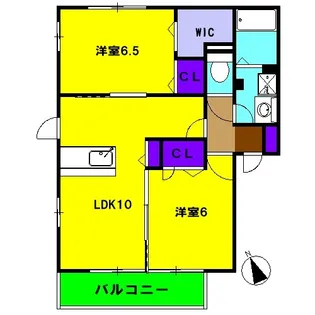 CASA M【1階】の間取り