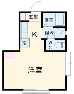 イーグルⅠ【101号室】の間取り