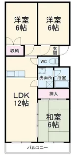 モンテベルデ高野【306号室】の間取り