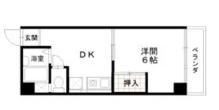 コアパレス安西【304号室】の間取り