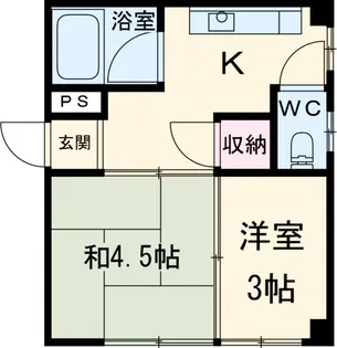 アイティーオービル【505号室】の間取り