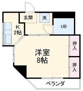 シティスペース【207号室】の間取り