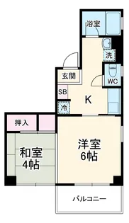 オラシオン稲川1丁目【501号室】の間取り
