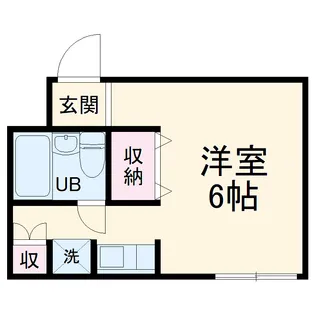 桜館6【3階】の間取り