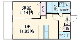 マローネ【1階】の間取り