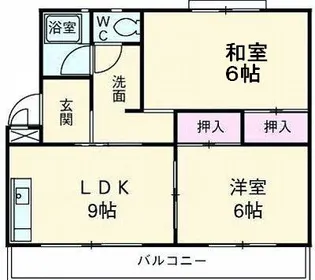 有賀ハイツ【305号室】の間取り