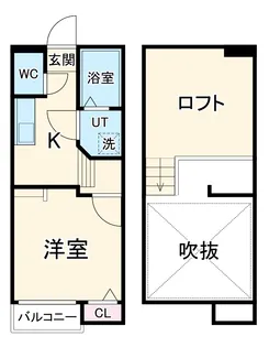 Creo八田弐番館【1階】の間取り