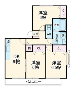 ドエル本町【2階】の間取り