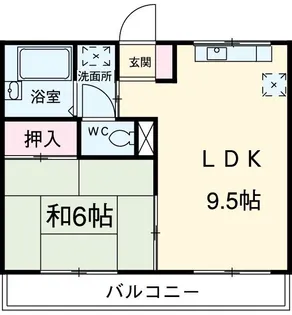 メゾン矢澤【4階】の間取り