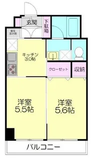 ザ ウエスト スクエア【3階】の間取り