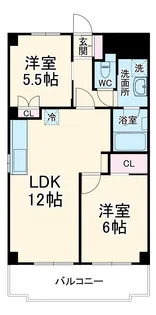 チェスターハウス川口【3階】の間取り
