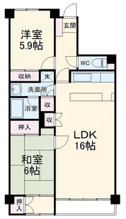 エクセルコート川口【304号室】の間取り