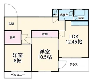 ウイングロード【3階】の間取り