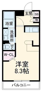 ZCO並木ビル2ND【3階】の間取り