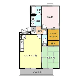 エスパシオ【201号室】の間取り