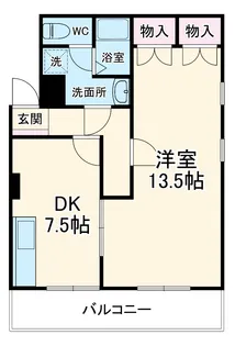 レジデンスときわ【4階】の間取り