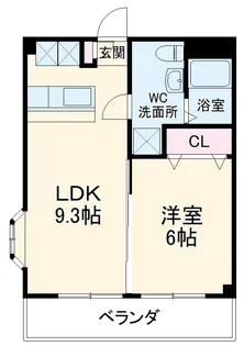 フローレス10番館【2階】の間取り
