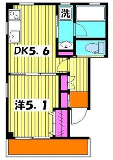 ラフィーネ金杉2【2階】の間取り