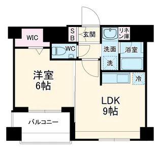 ソアラノーム北浦和【1階】の間取り