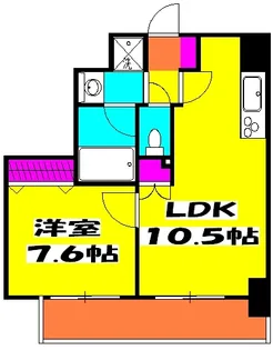ゼクシア大宮上落合【5階】の間取り