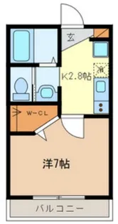 ラ・クール西川口【3階】の間取り
