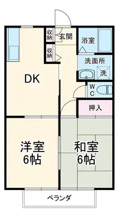 サンライズJUN【102号室】の間取り