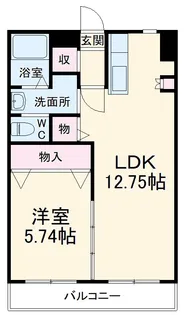 グリーンテラス3【305号室】の間取り